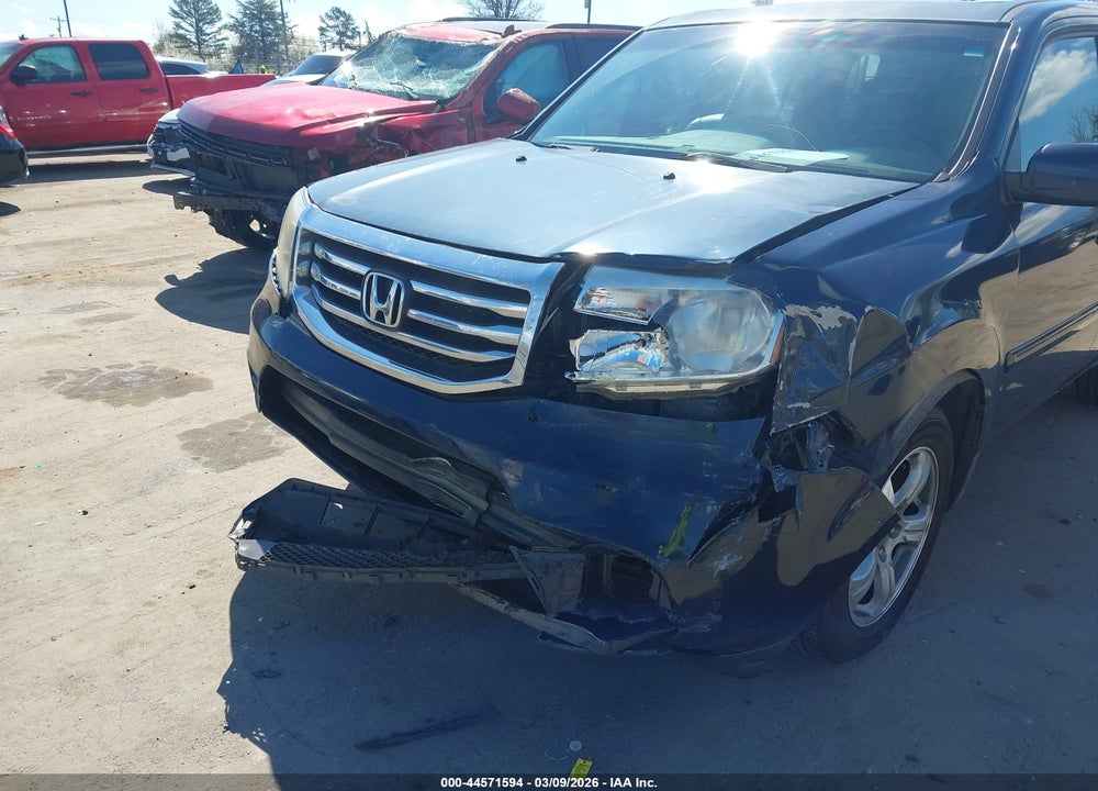 2012 HONDA PILOT EX-L VIN: 5FNYF4H73CB008125
