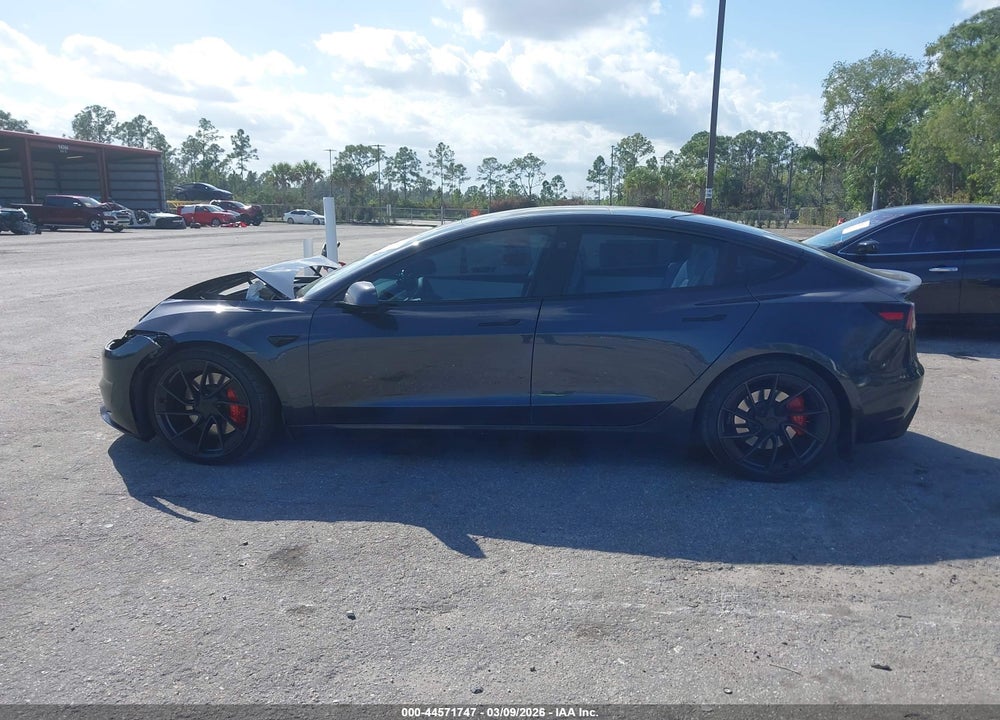 2024 TESLA MODEL 3 PERFORMANCE ALL-WHEEL DRIVE VIN: 5YJ3E1ET5RF784777