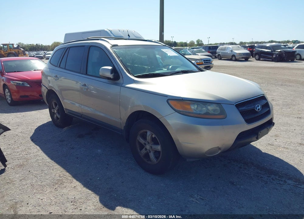 2007 HYUNDAI SANTA FE GLS VIN: 5NMSG13D17H108680