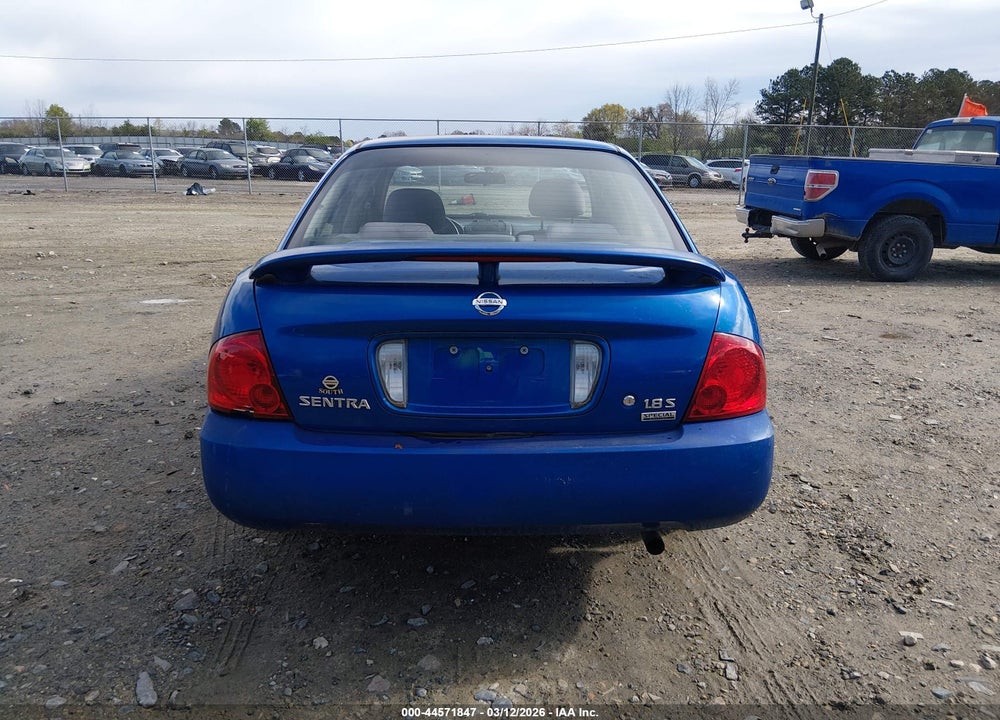 2006 NISSAN SENTRA 1.8S VIN: 3N1CB51D16L615869