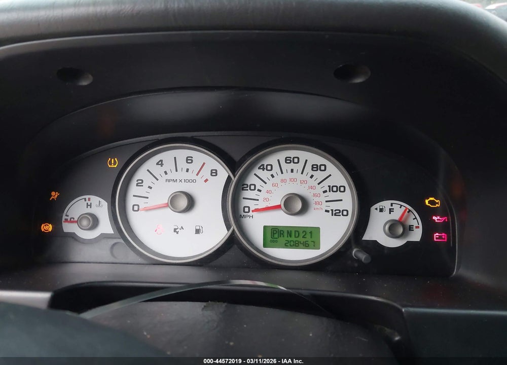 2007 FORD ESCAPE XLS/XLS MANUAL VIN: 1FMYU02Z07KB34701