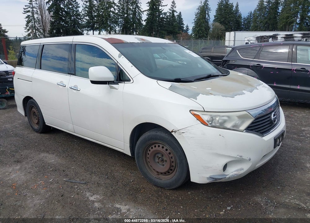 2011 NISSAN QUEST S VIN: JN8AE2KP8B9007034