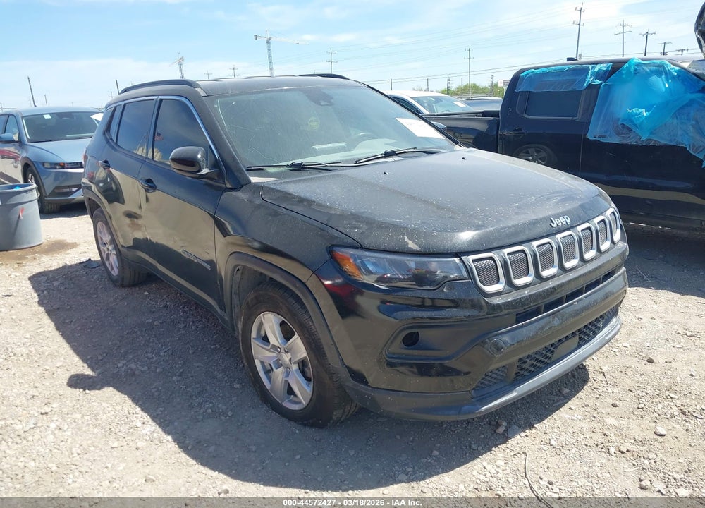 2022 JEEP COMPASS LATITUDE FWD VIN: 3C4NJCBB5NT106750