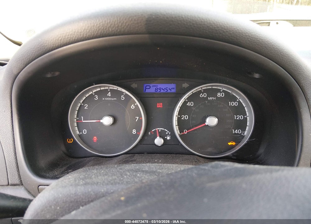 2010 HYUNDAI ACCENT GS VIN: KMHCM3AC8AU168373