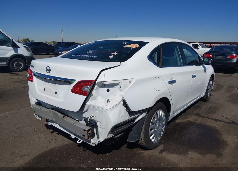 2015 NISSAN SENTRA S VIN: 3N1AB7AP5FY354990