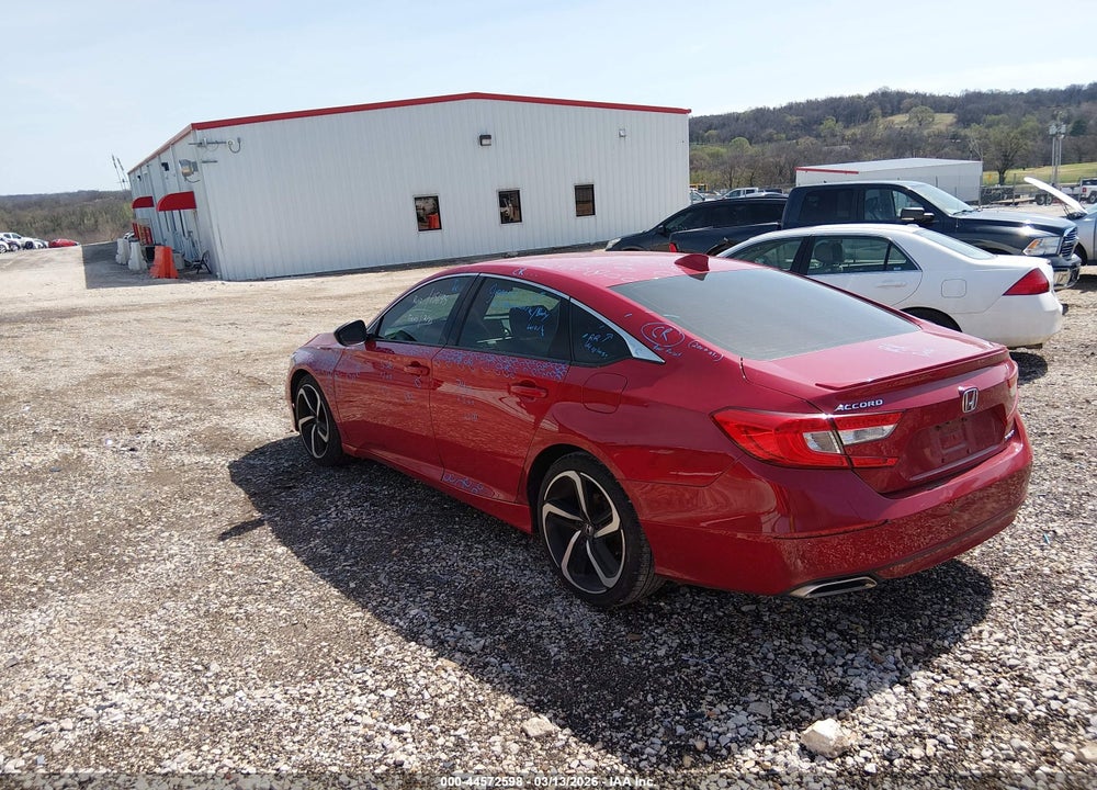2018 HONDA ACCORD SPORT VIN: 1HGCV1F37JA160167