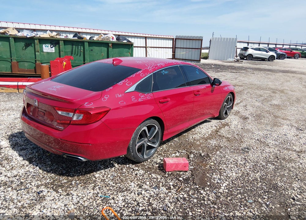 2018 HONDA ACCORD SPORT VIN: 1HGCV1F37JA160167