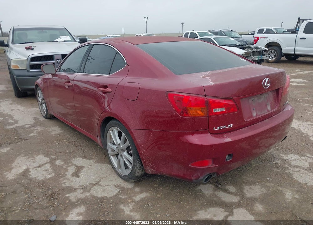 2006 LEXUS IS 350 VIN: JTHBE262365005329