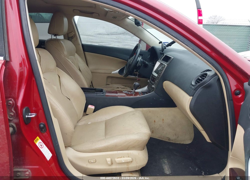 2006 LEXUS IS 350 VIN: JTHBE262365005329