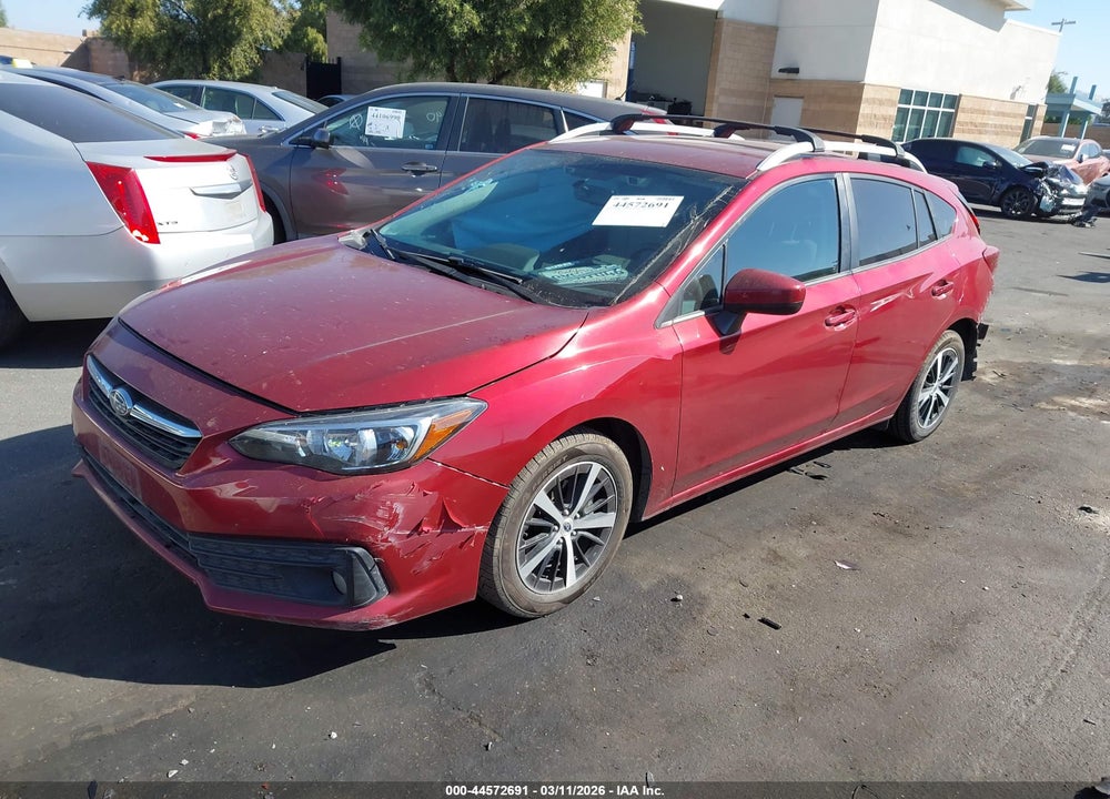 2022 SUBARU IMPREZA PREMIUM 5-DOOR VIN: 4S3GTAV63N3704613
