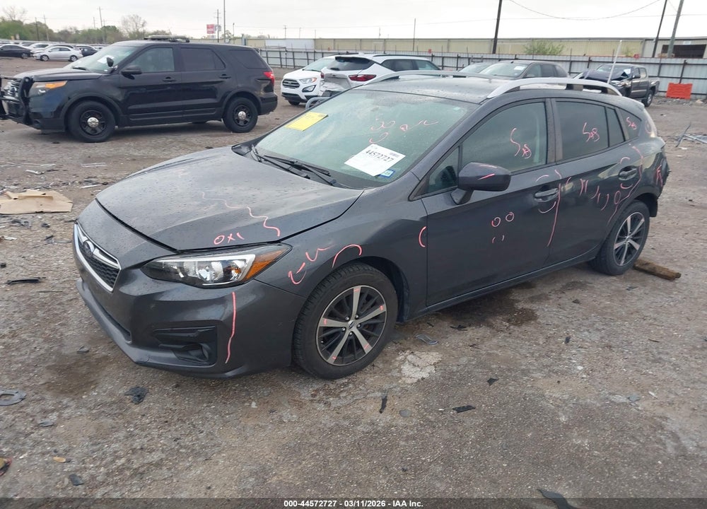 2019 SUBARU IMPREZA 2.0I PREMIUM VIN: 4S3GTAD65K3719367