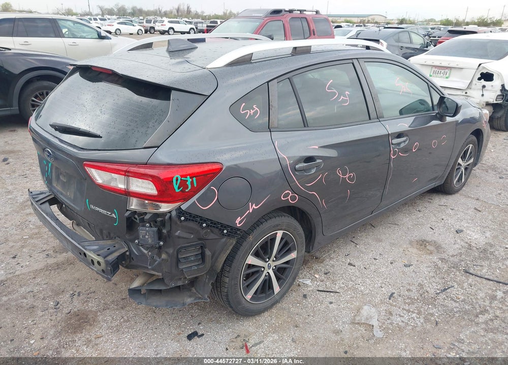 2019 SUBARU IMPREZA 2.0I PREMIUM VIN: 4S3GTAD65K3719367