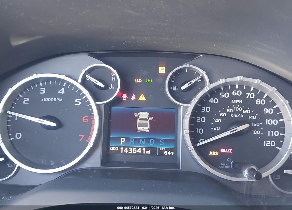 2016 TOYOTA TUNDRA LIMITED 5.7L V8 VIN: 5TFHW5F16GX535592