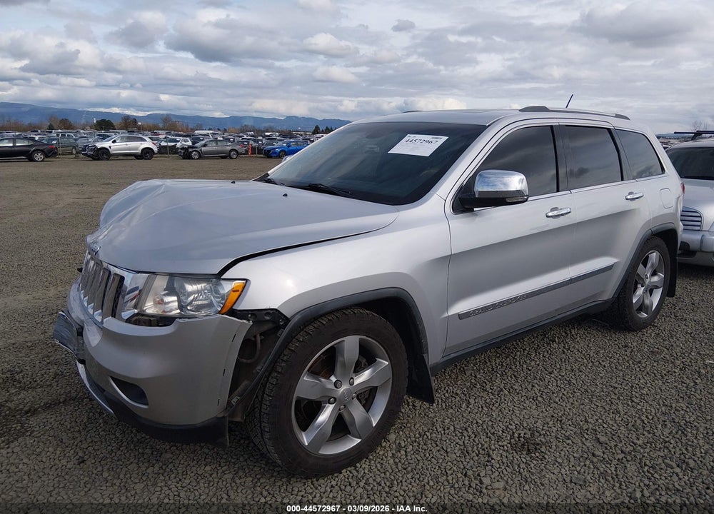 2011 JEEP GRAND CHEROKEE OVERLAND VIN: 1J4RR6GT8BC674957