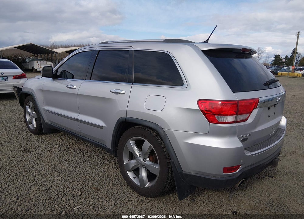 2011 JEEP GRAND CHEROKEE OVERLAND VIN: 1J4RR6GT8BC674957