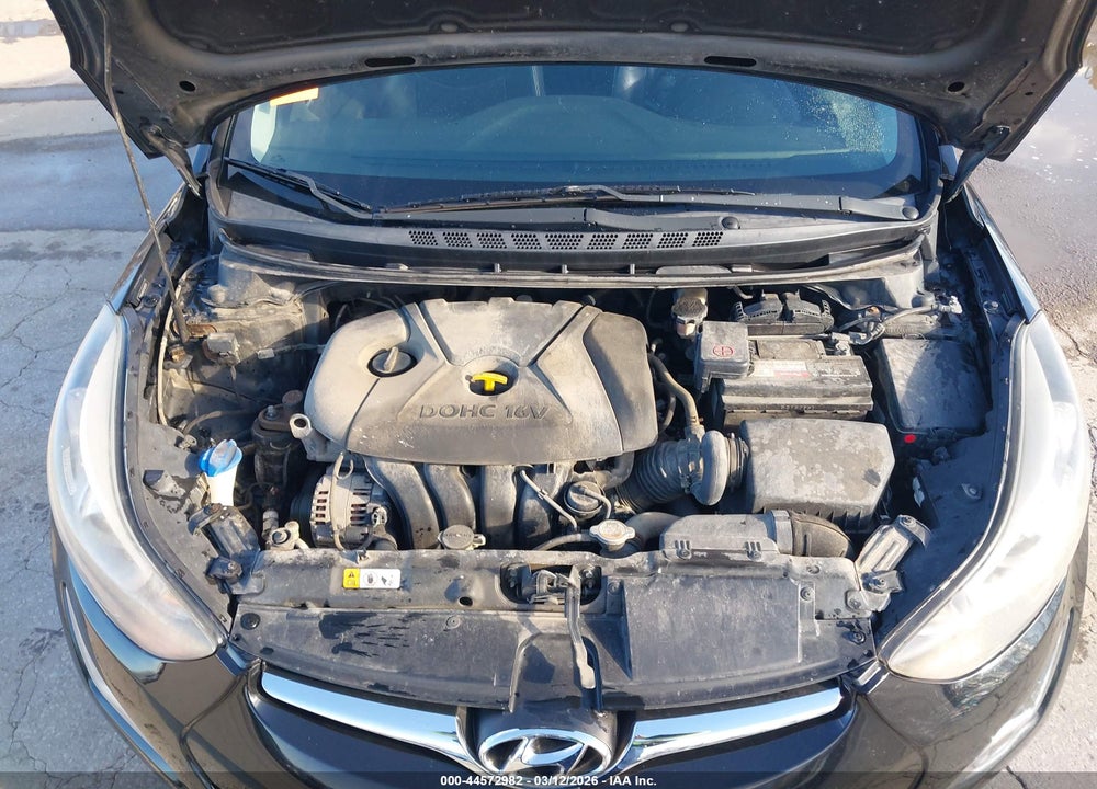 2014 HYUNDAI ELANTRA LIMITED VIN: 5NPDH4AE0EH507874