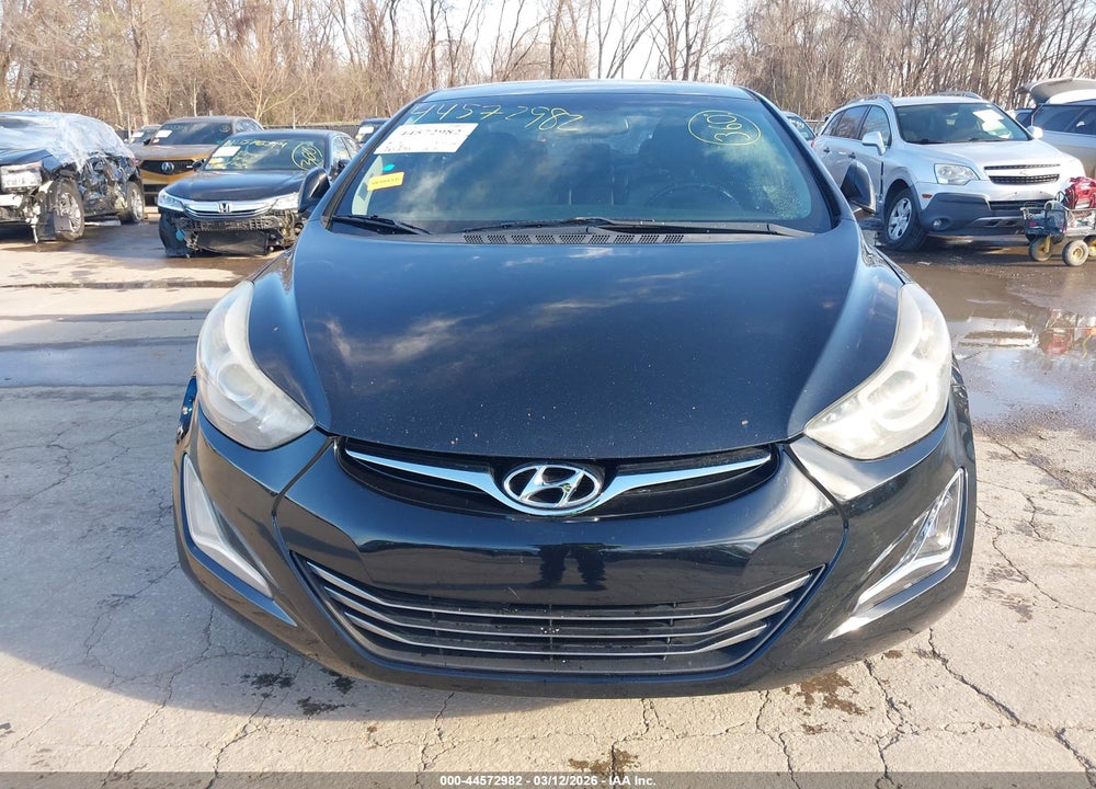 2014 HYUNDAI ELANTRA LIMITED VIN: 5NPDH4AE0EH507874