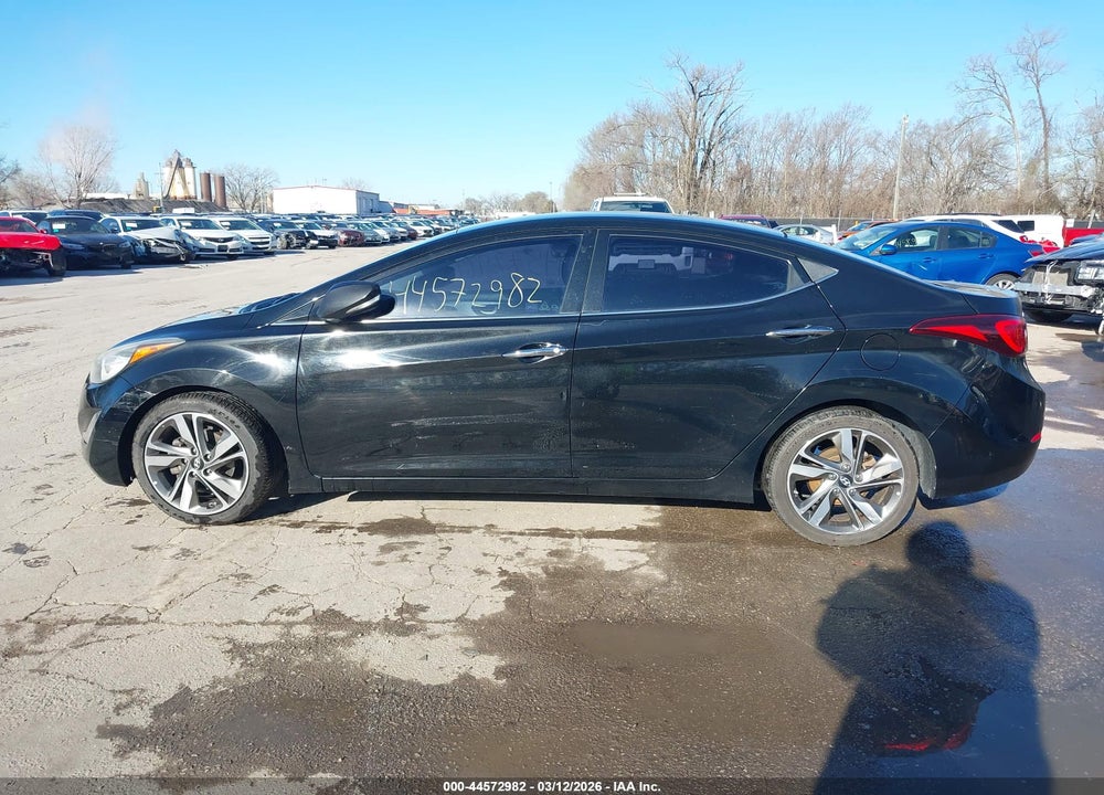 2014 HYUNDAI ELANTRA LIMITED VIN: 5NPDH4AE0EH507874