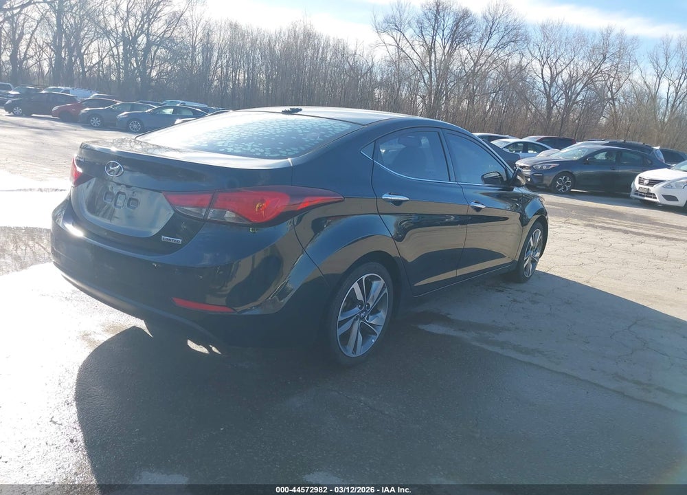 2014 HYUNDAI ELANTRA LIMITED VIN: 5NPDH4AE0EH507874