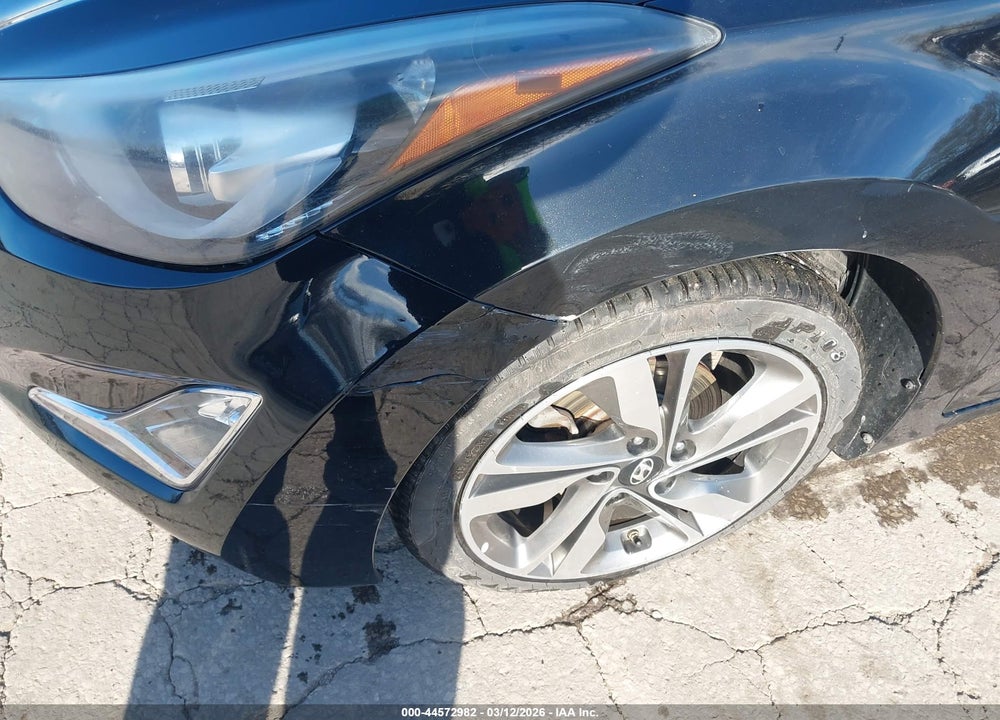 2014 HYUNDAI ELANTRA LIMITED VIN: 5NPDH4AE0EH507874