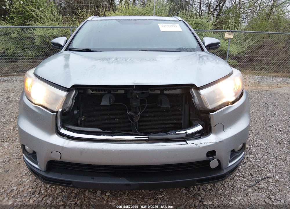 2016 TOYOTA HIGHLANDER XLE V6 VIN: 5TDKKRFH3GS138546
