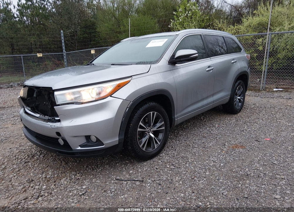 2016 TOYOTA HIGHLANDER XLE V6 VIN: 5TDKKRFH3GS138546