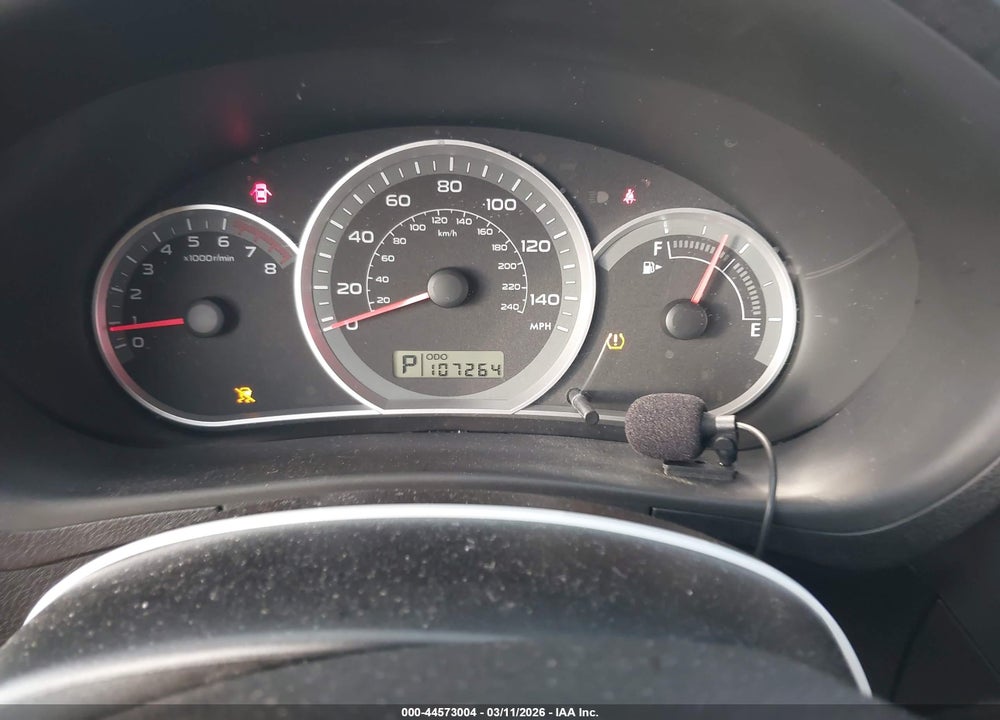 2011 SUBARU IMPREZA 2.5I PREMIUM VIN: JF1GE6B62BH502572