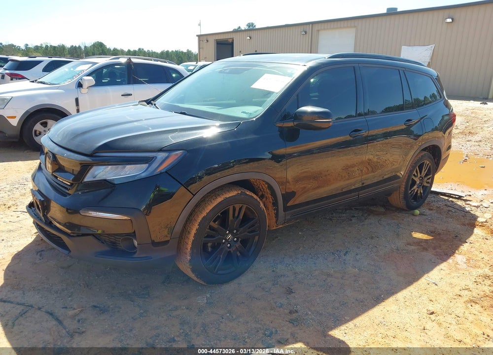 2020 HONDA PILOT AWD BLACK EDITION VIN: 5FNYF6H72LB004076