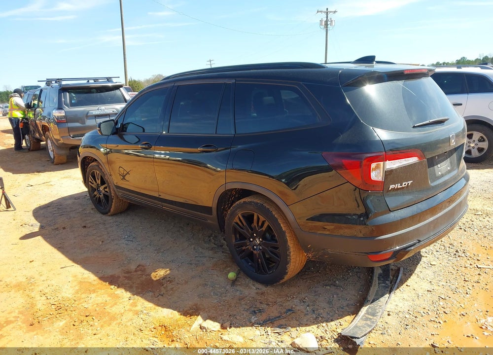 2020 HONDA PILOT AWD BLACK EDITION VIN: 5FNYF6H72LB004076