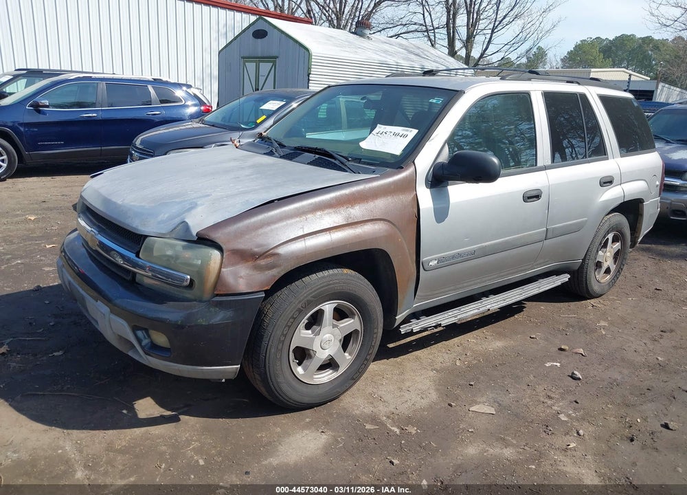 2004 CHEVROLET TRAILBLAZER LS VIN: 1GNDS13S142433858