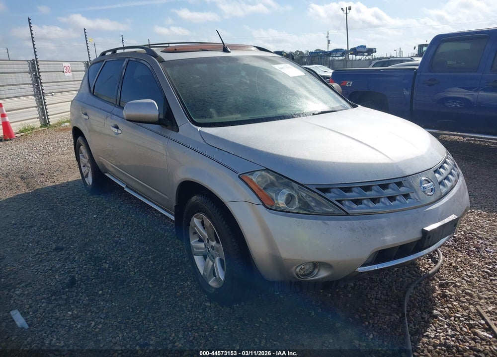2006 NISSAN MURANO SL VIN: JN8AZ08T36W404266