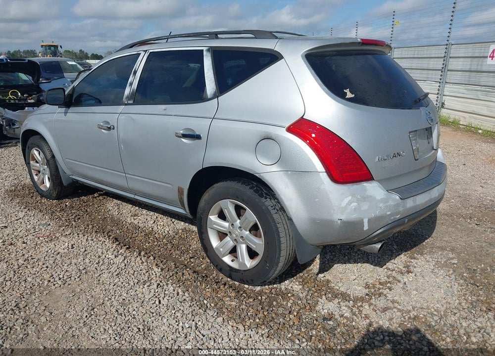 2006 NISSAN MURANO SL VIN: JN8AZ08T36W404266