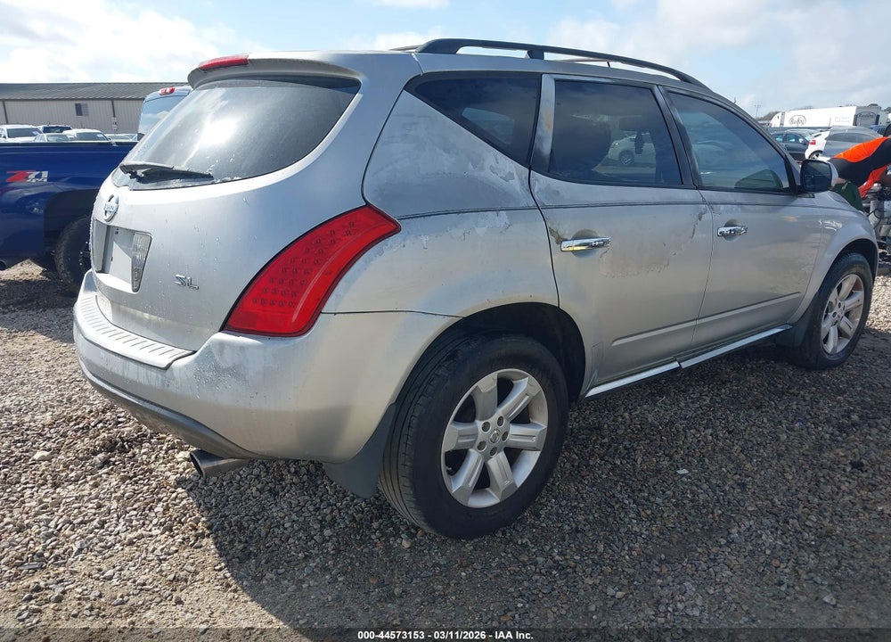 2006 NISSAN MURANO SL VIN: JN8AZ08T36W404266