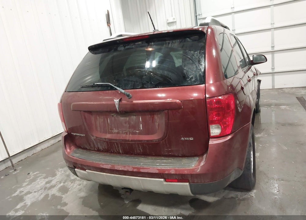 2009 PONTIAC TORRENT VIN: 2CKDL43F196218753