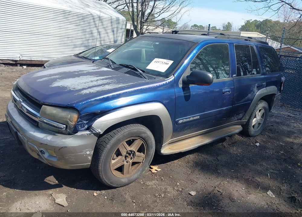 2002 CHEVROLET TRAILBLAZER LTZ VIN: 1GNDT13SX22341092