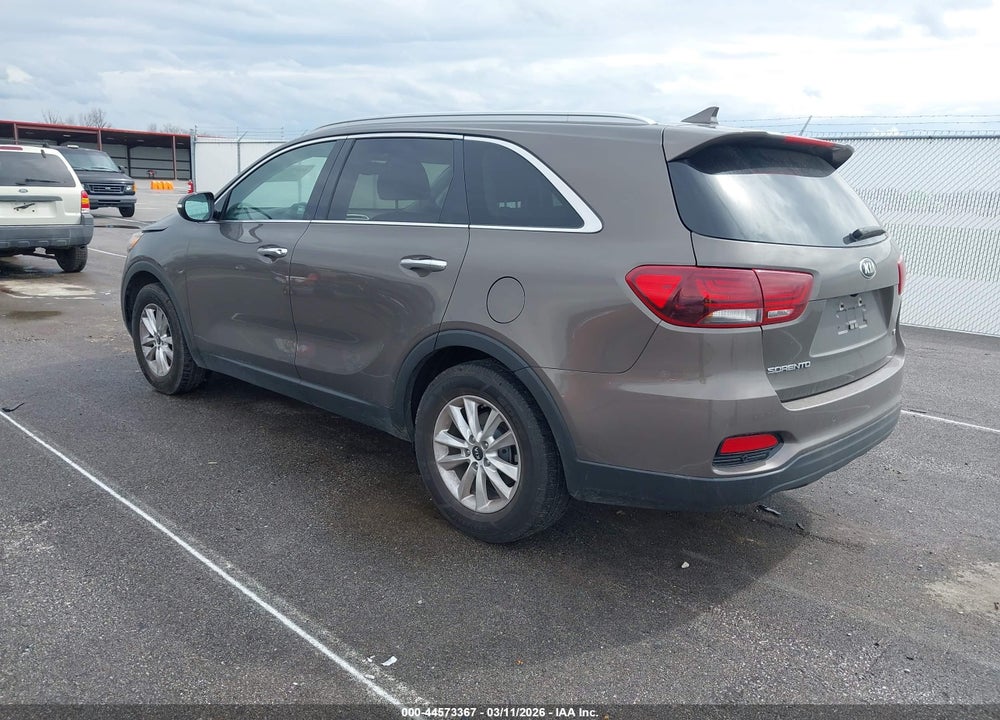 2019 KIA SORENTO 2.4L LX VIN: 5XYPG4A3XKG440136