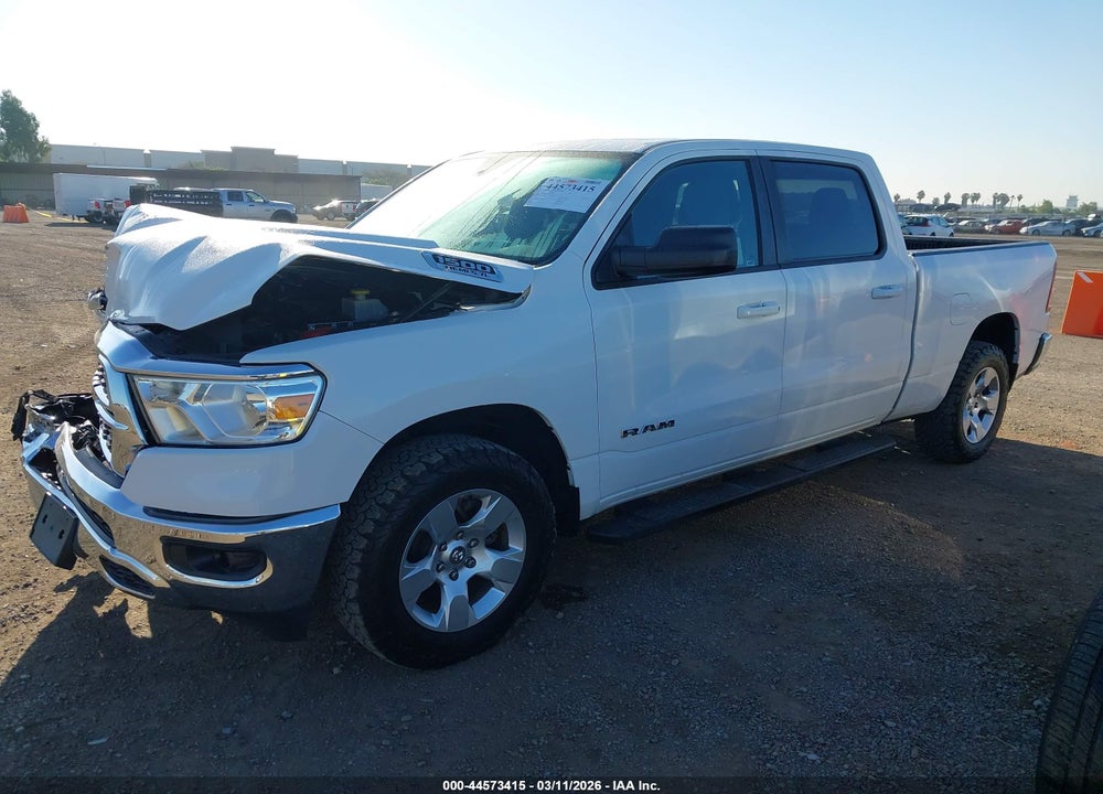 2022 RAM 1500 BIG HORN  4X2 6'4 BOX VIN: 1C6RREMT3NN291786