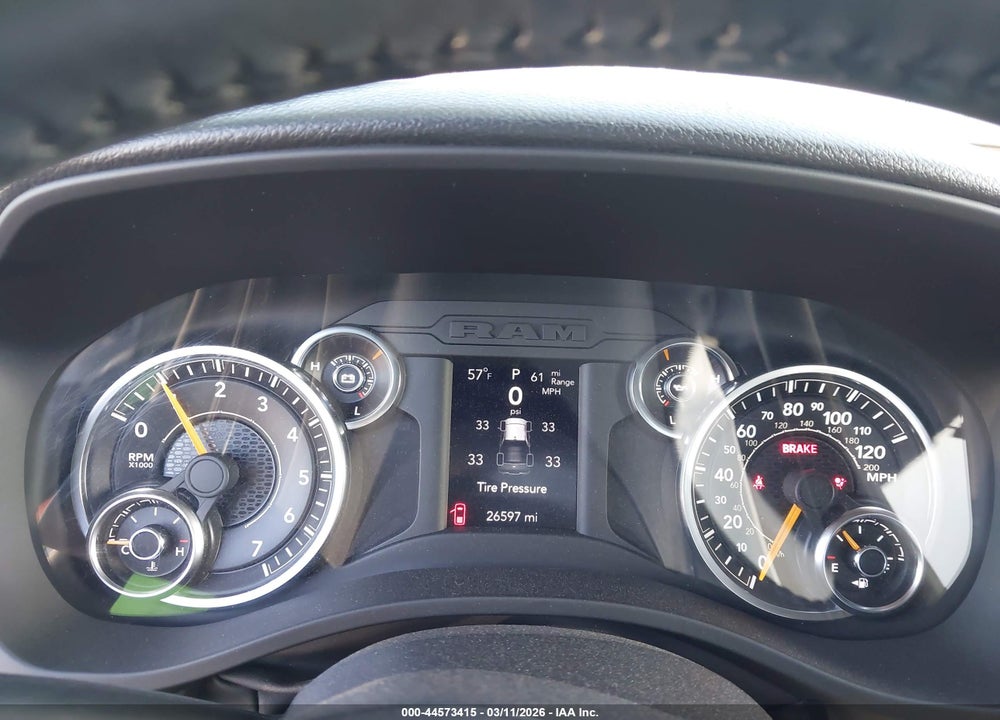 2022 RAM 1500 BIG HORN  4X2 6'4 BOX VIN: 1C6RREMT3NN291786