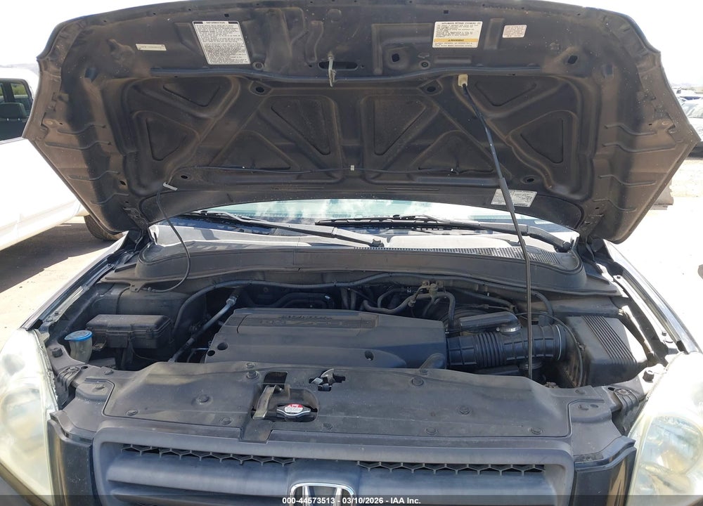 2003 HONDA PILOT EXL VIN: 2HKYF18633H580416