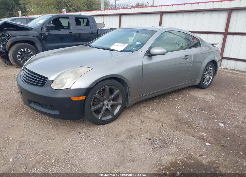 2003 INFINITI G35 BASE W/LEATHER VIN: JNKCV54E33M216874