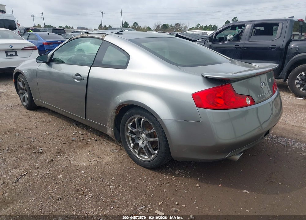 2003 INFINITI G35 BASE W/LEATHER VIN: JNKCV54E33M216874