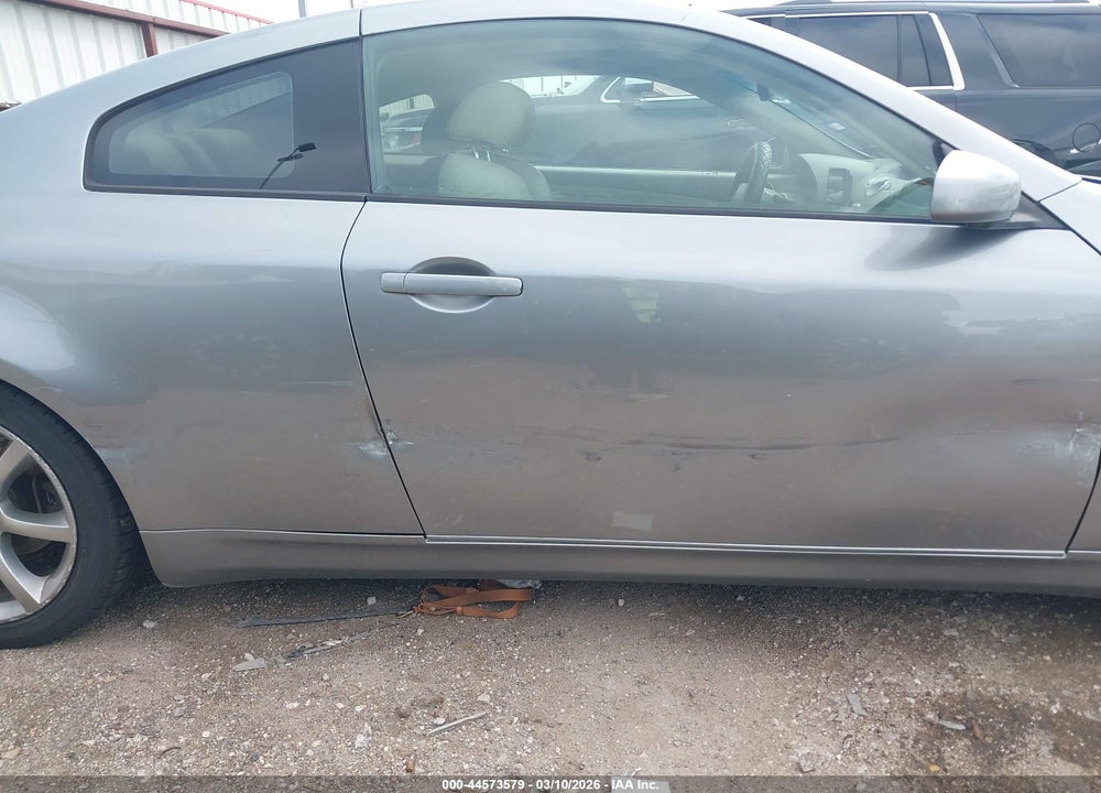 2003 INFINITI G35 BASE W/LEATHER VIN: JNKCV54E33M216874