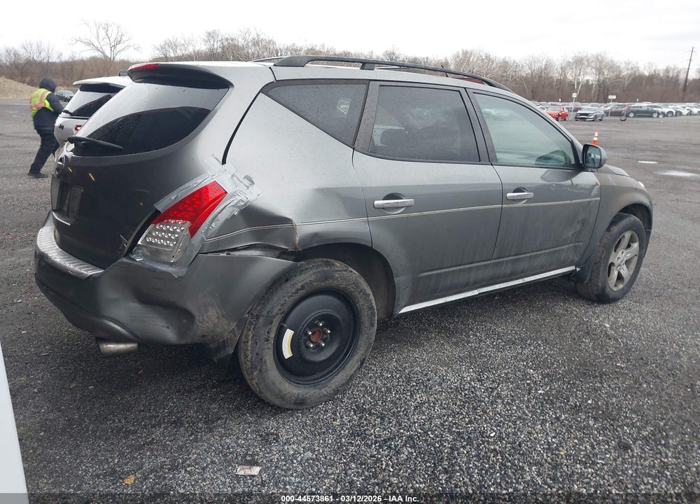2007 NISSAN MURANO SL VIN: JN8AZ08T27W520656