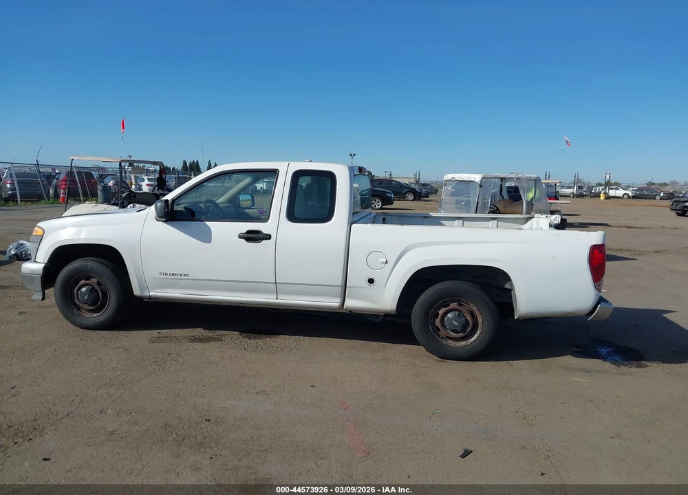 2005 CHEVROLET COLORADO FLEET VIN: 1GCCS198758161606