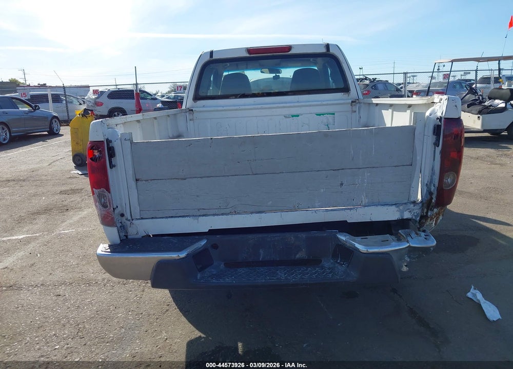 2005 CHEVROLET COLORADO FLEET VIN: 1GCCS198758161606