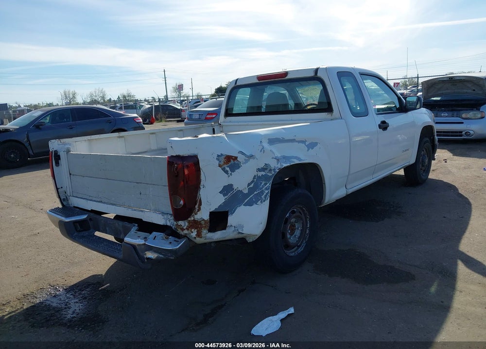 2005 CHEVROLET COLORADO FLEET VIN: 1GCCS198758161606