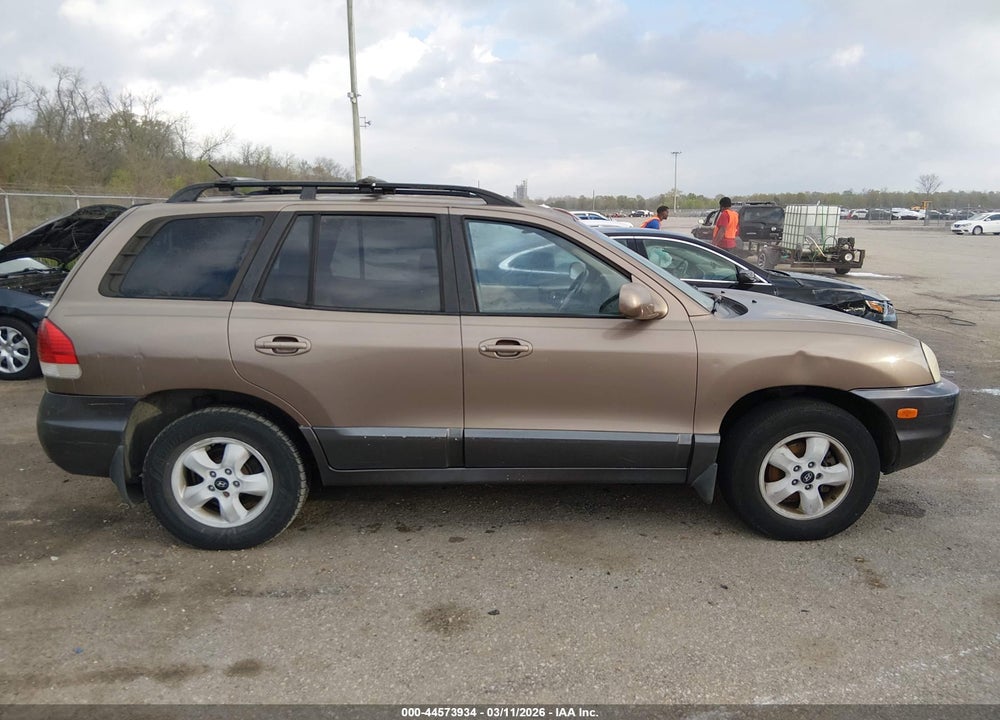 2006 HYUNDAI SANTA FE GLS VIN: KM8SC13D66U067378
