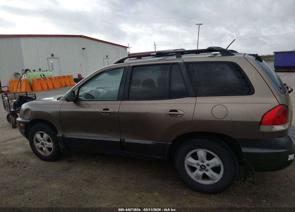 2006 HYUNDAI SANTA FE GLS VIN: KM8SC13D66U067378