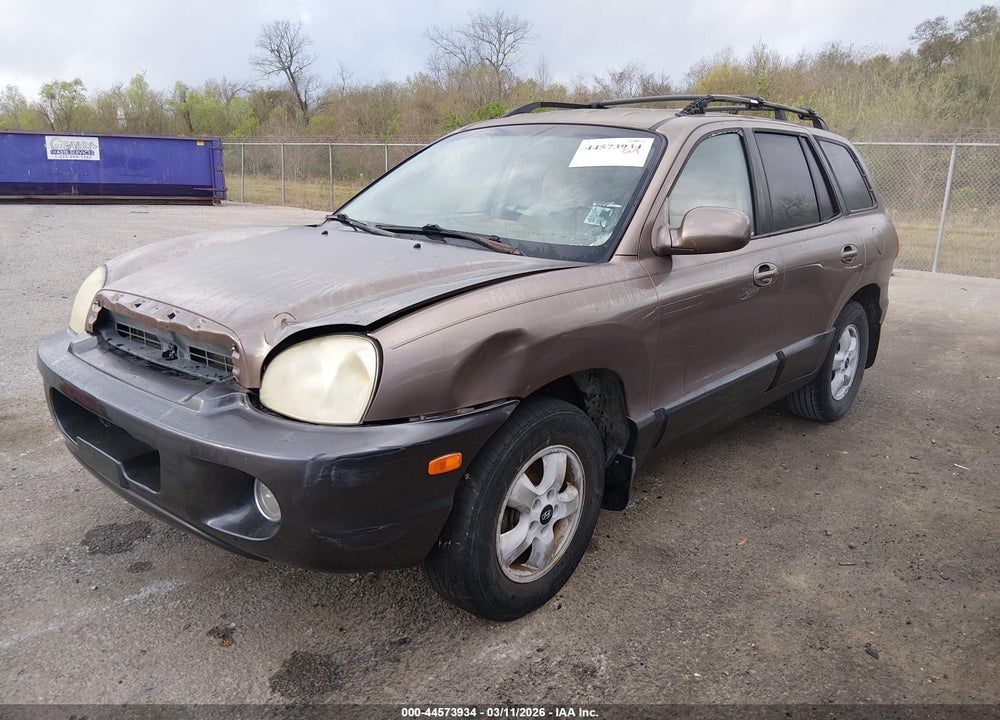 2006 HYUNDAI SANTA FE GLS VIN: KM8SC13D66U067378