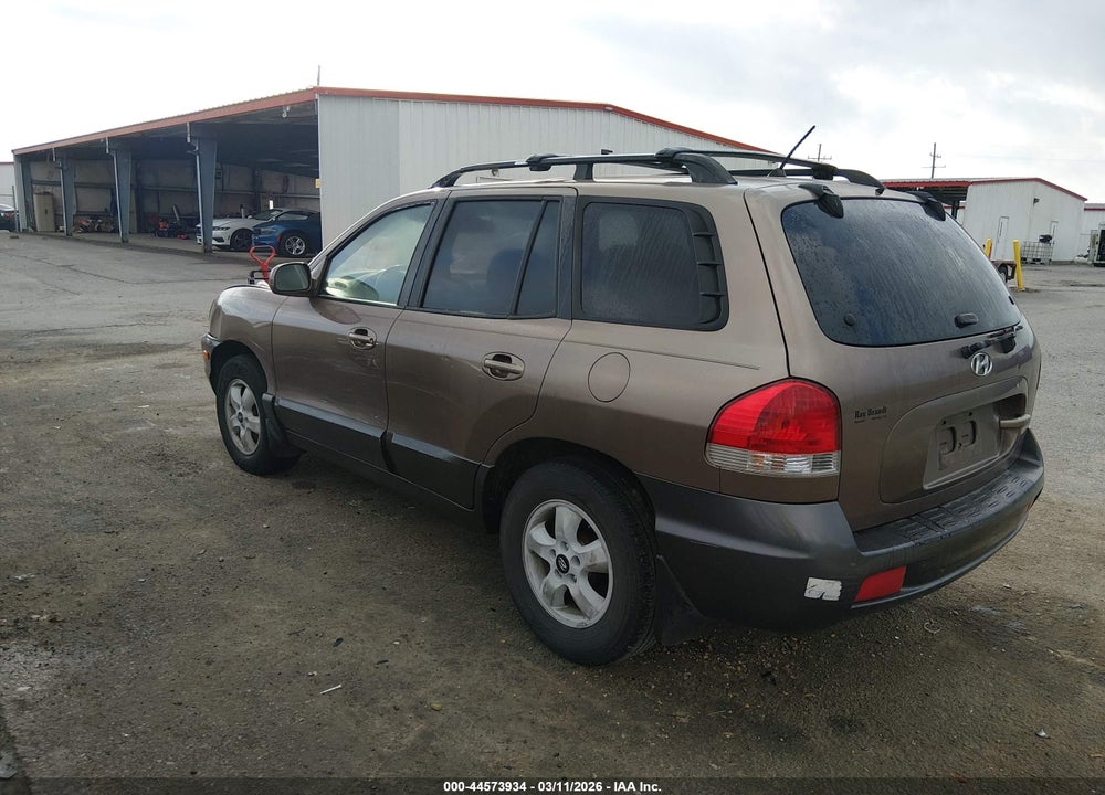 2006 HYUNDAI SANTA FE GLS VIN: KM8SC13D66U067378